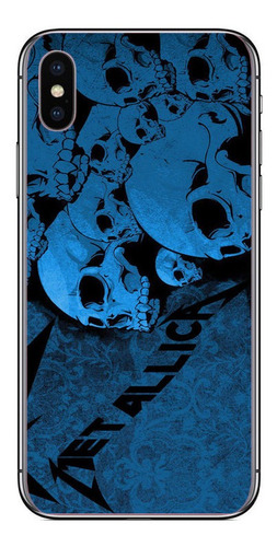 Funda Para iPhone Todos Los Modelos Acrigel Metallica Diseño