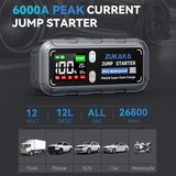 Zukaka Arrancador De Batería De Coche De 6000 A Peak Pd65w H