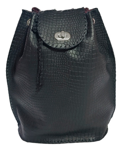 Mochila De Cuero  Dolce  Urbana Hecha A Mano 7,2l 