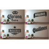 Vinilos Decorativos Cervezas Bar Corona Brahma Heineken