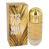 Perfume 212 Vip Wild Party 80ml Eau De Toilette+amostra Volume Da Unidade 80 Ml