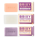 Brixy Barras De Champu Y Acondicionador Con Gel De Bano Para