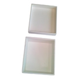 6 Caixas 20x20x7 Mdf Lembrancinhas Pintura Branco Tsp 