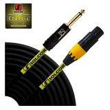 Cable Plastico Canon Hembra A Plug 6.3 De 10 Metro Solcor