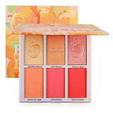 Wismee Paleta De Maquillaje De 6 Colores Mate Brillante Bril