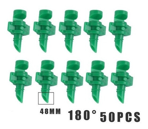 50 Micro Aspersor Spray Jet Estático Irrigação De 180° 93401