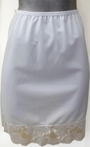 1/2 Fondo Para Dama Corto Con Encaje Mod 65 Dulcarol