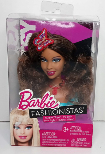 Barbie Cabeza Fashionista Nikki 2010 Artsy