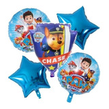 5 Globos Escudo Paw Patrol Chase Marshall