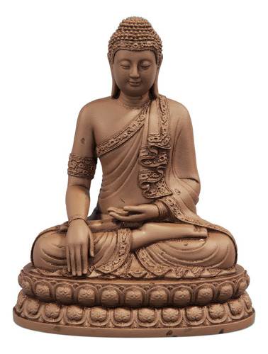 Estátua Imagem Budista Buda Sidarta Gautama Posição Lótus