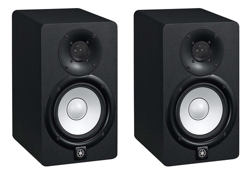      Par De Monitores Bi-amplificado 70w Hs 5 Preto Yamaha