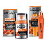 L'oréal Paris Men Expert Kit Hydra Energetic Crema + Roll On