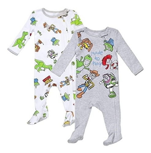 Ropa Para Bebé Paquete De 2 Pijamas Talla 3-6 Meses