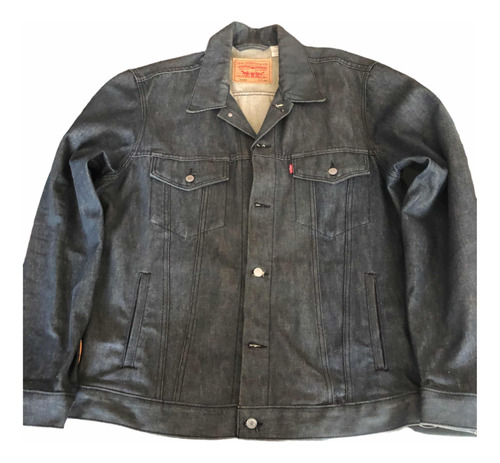 Campera De Jean Levis Gris Oscuro Talle Xxl Súper Oferta