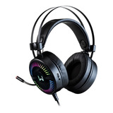 Headset Gamer Celular Warrior Flamma  Stereo Led Rgb Usb 