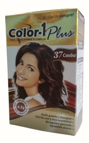 Tinte Color1 Plus 37 Caoba - g a $1929