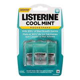 Pack De 2 Listerine Pocketpaks Aliento Tiras De Menta