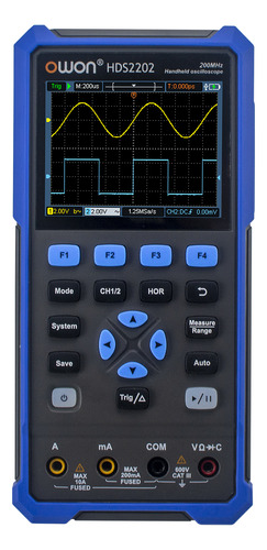 Osciloscopio Digital Portátil Y Multímetro De 200 Mhz