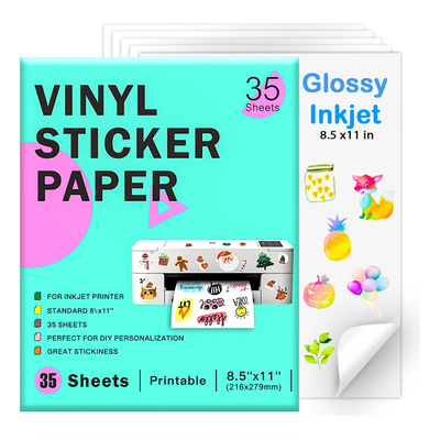 Adhesivo De Vinilo Para Imprimir Papel Ruibytree 35 Hojas A4