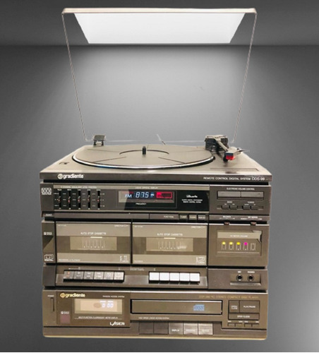Som Gradiente Combo Prato/rádio Dds-99 + Cd Play-380rc (kit)