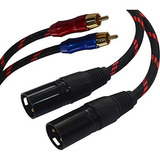 Cable Hifi Xm-r4-1 2 Xlr Macho A Rca Cables Macho De Calidad