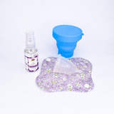 Copa Menstrual Angel Cup + Vaso + 1 Panti + Gel Neutro 40ml