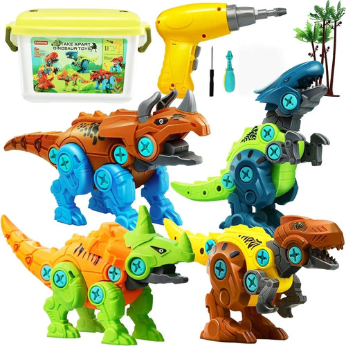 Y Set De Desmontaje De Dinosaurios Regalo Para Niños Y Niñas