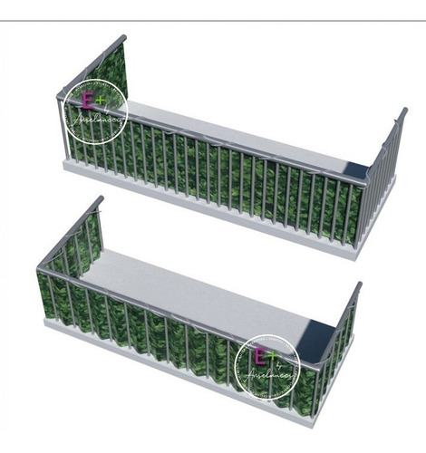 Cubre Balcon Lona Bi Faz Diseño  X M2 Marca Registrada