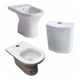 Combo Ferrum Varese Inodoro Largo + Deposito Dual + Bidet 1*