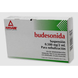 Budesonida Suspensión 0.500mg/2ml Nebulización 5 Ámpulas 2ml