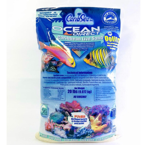 Ocean Direct Live Oólito Aragonite 18kg Caribsea