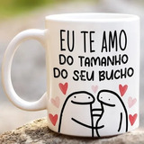 Caneca Flork Meme Eu Te Amo - Porcelana 325ml