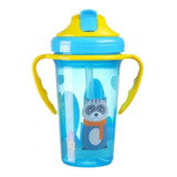 Vaso Con Asas Y Bombilla Para Bebe Y Niños