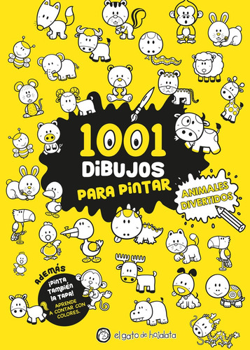 1001 Dibujos Para Pintar. Animales Divertidos