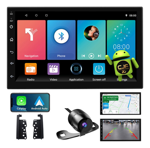 Estereo Pantalla Android Gps Wifi 32g Hilux Sw4 Coroll A Cjf