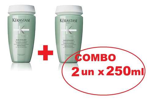 Kérastase Specifique Shampoo Anti-graso Bain Divalent 2x250