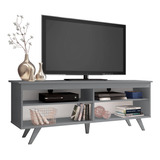 Madesa Soporte De Tv Con 4 Estantes Y Gestion De Cables, Cen