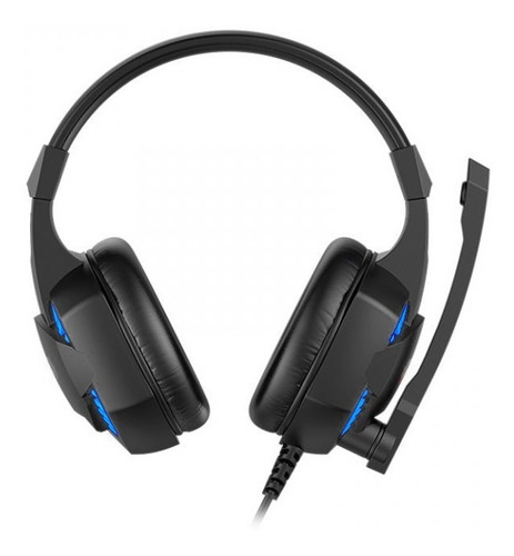 Auricular Gamenote H2032d Vincha Gaming Black+blue