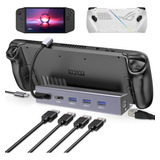 Steam Deck 6 In 1 Docking Station Legion Go/rog Ally,ty...