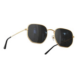 Hypson Gafas De Sol. Lentes De Sol Polarizados Modernos Color Negro/dorado