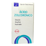 Ácido Zolendrónico 4 Mg / 5 Ml Hetero Labs