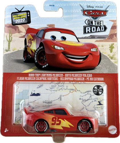 Disney Pixar Cars Vehículo De Juguete Rayo Mcqueen Viaje En 