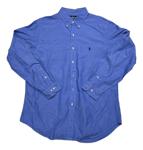 Camisa Ralph Lauren Grande L 16 1/2 34-35 Classic Fit Azul