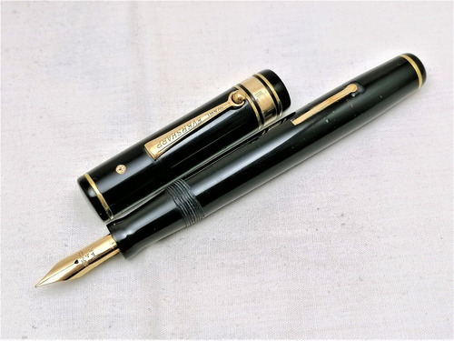 Wahl Eversharp Gold Seal Pluma Fuente Ebonita Sello De Oro