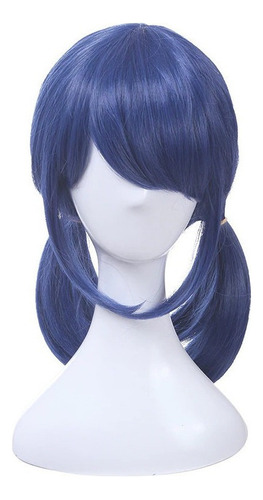 1 L-email Peluca De Pelo Sintético Marinette Cosplay Peluca