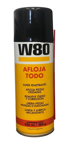 Aceite Lubricante Afloja Todo W80 Aerosol 426 Ml Penetrante