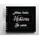 Álbum Scrapbook Presente Namorados Linda História #fls P