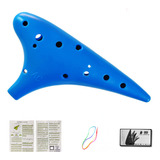 Ocarina Blue 12 Buracos Para Iniciantes Profissionais