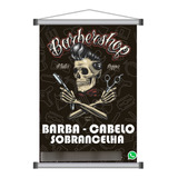 Banner Barbearia, Cabelereiro, Barba, Sobrancelha  70x50cm