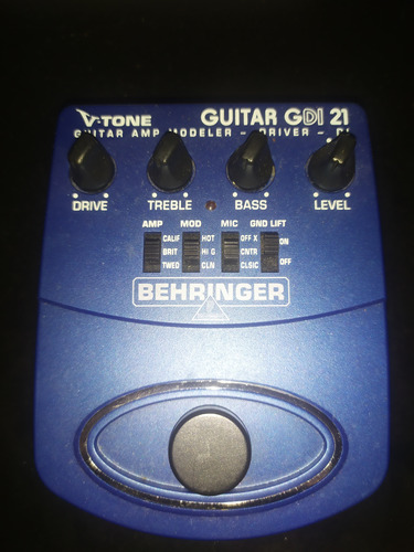 Pedal Drive V-tone Guitar Gdi 21 Behringer  